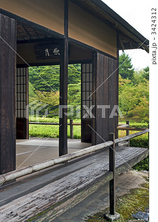 桂離宮　月波楼　中の間「歌月」の扁額 3424312