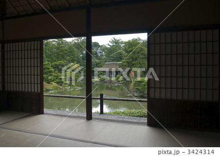 桂離宮 月波楼 中の間 桂離宮 月波楼 中の間 3424314