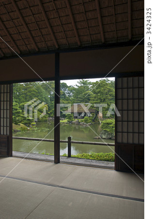 桂離宮 月波楼 中の間 桂離宮 月波楼 中の間 3424325