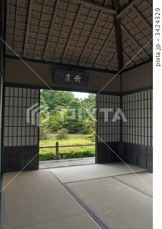 桂離宮 月波楼 中の間「歌月」の扁額 桂離宮 月波楼 中の間「歌月」の扁額 3424329