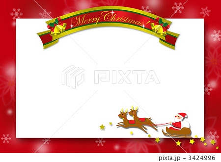 クリスマスフレームのイラスト素材 [3424996] - PIXTA