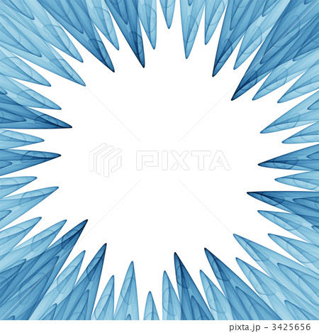blue petals frame 3425656