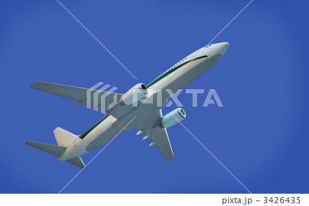 aircraft model on blue background 3426435