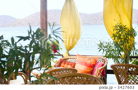 summer cafe interior 3427603