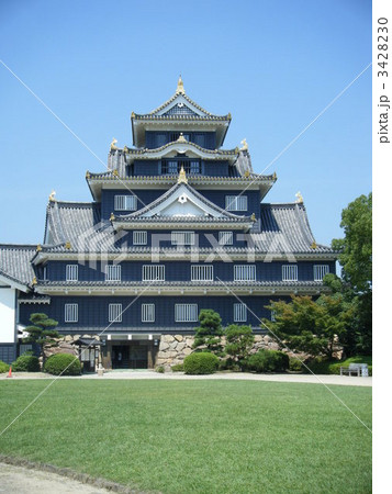 夏の岡山城 3428230