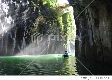 高千穂峡のボート 3430723