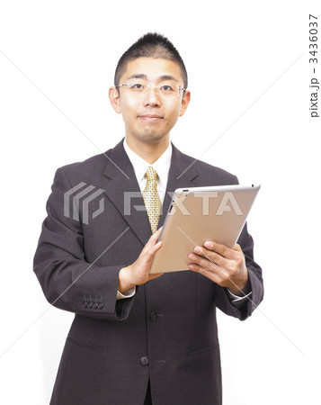 iPadと男性 3436037