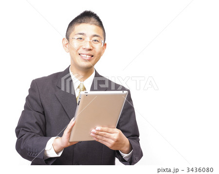 iPadと男性 3436080