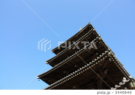 法隆寺の五重塔 3440649