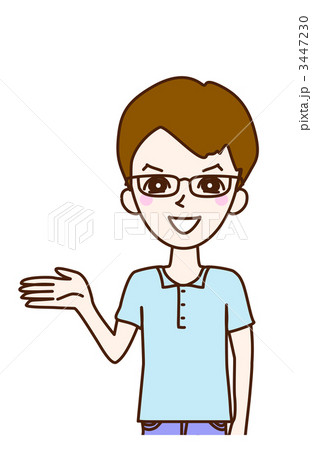 人物イラスト パパ 普段着 人物イラスト パパ 普段着 3447230