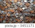 沢山の硬貨 3451171