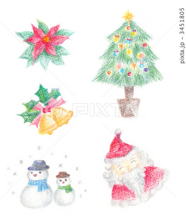 クリスマスイラストのイラスト素材 [3451805] - PIXTA