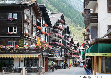 スイス、マッターホルンの町、ツェルマット スイス、マッターホルンの町、ツェルマット 3454602