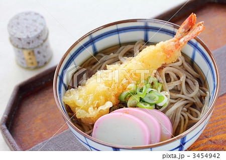 天ぷら蕎麦 の写真素材