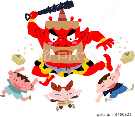 節分赤鬼 節分赤鬼 3460822