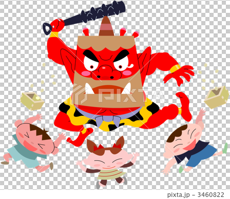 節分赤鬼 節分赤鬼 3460822