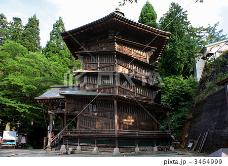 会津さざえ堂（国重要文化財） 3464999