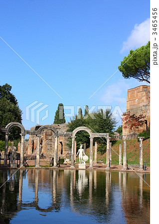 ヴィッラ アドリアーナ ハドリアヌスの別荘 の写真素材
