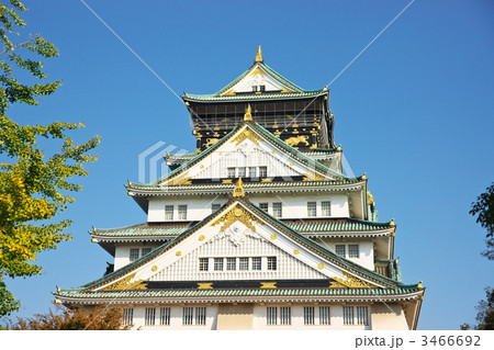 大阪城の写真素材