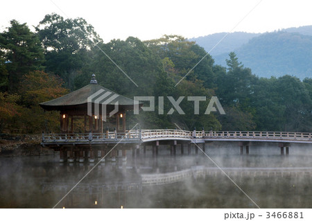 奈良浮見堂の朝 3466881