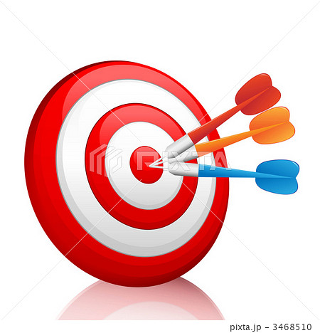 ダーツのイラスト素材