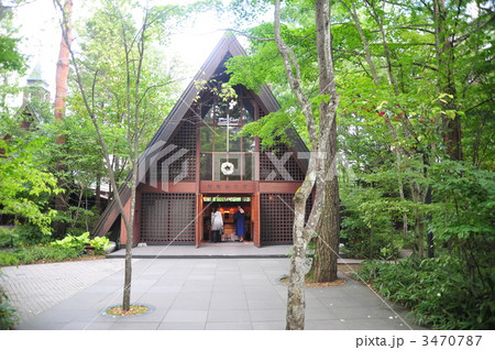 軽井沢　高原教会 3470787
