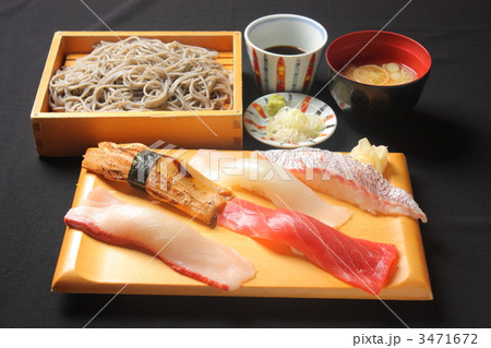 寿司蕎麦セット 3471672