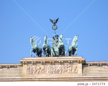 ブランデンブルク門・クアドリガ(四頭立て馬車) ブランデンブルク門・クアドリガ(四頭立て馬車) 3471774