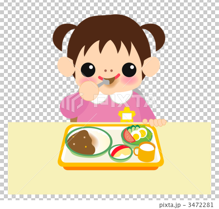 A girl who eats meals 3472281