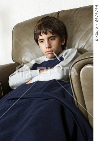 Sick with a cold or flu Sick with a cold or flu 3474744