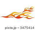ファイヤーパターン　カッティングシート　炎　火　Fire pattern 3475414