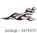 ファイヤーパターン　カッティングシート　炎　火　Fire pattern 3475473