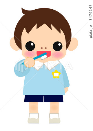 歯磨きをする子供 3476147
