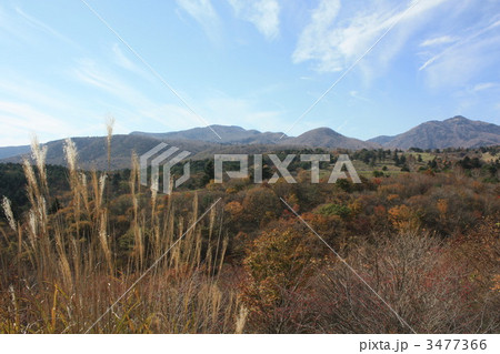 八方ガ原の紅葉の秋 3477366
