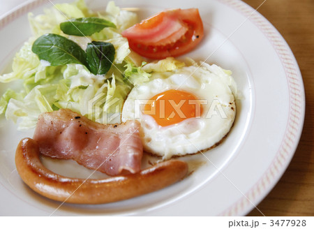 朝食プレート 3477928