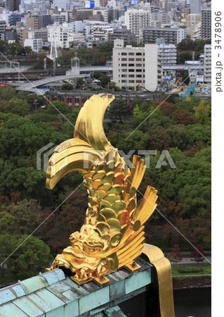大阪城　金の鯱 3478906