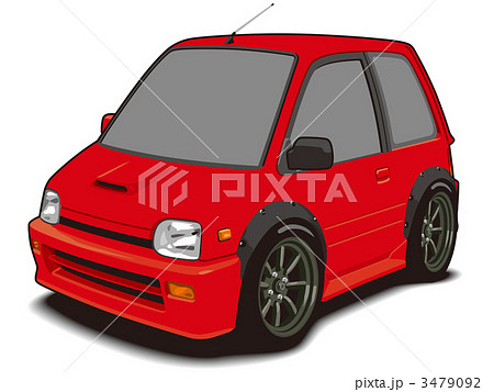 国産車dh01のイラスト素材