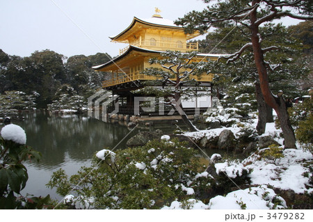 雪の金閣寺 雪の金閣寺 3479282