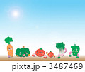 緑黄色野菜キャラクター 3487469