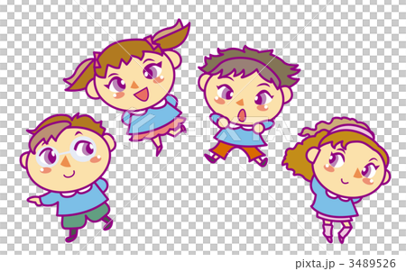 Children's friends kindergarten nursery school illustration 3489526