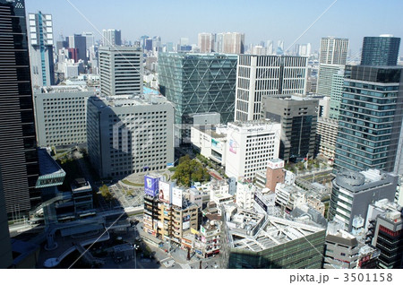 品川駅前　高層ビル群 3501158