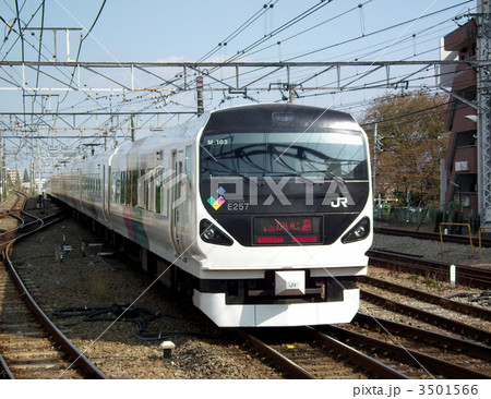 特急かいじ E257系 高尾駅 特急かいじ E257系 高尾駅 3501566