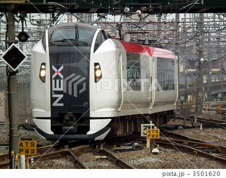 成田エクスプレス E259系 大宮駅の写真素材