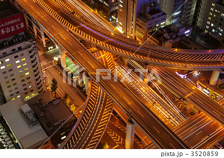 西船場ジャンクション 大阪市 の写真素材