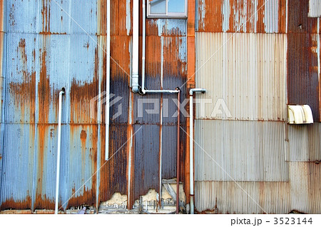 錆びたトタン 3523144