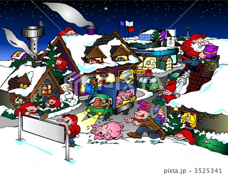 Village in the Christmas spirit 3525341