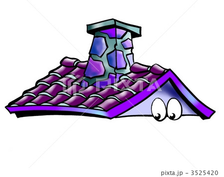 Roofs with large tiles 3525420