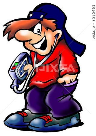 Boy listening to music Boy listening to music 3525461