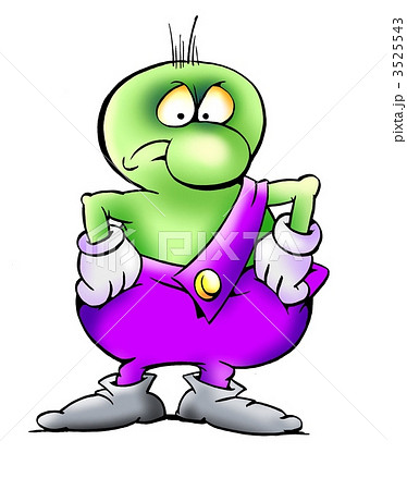 Green Monster who is dissatisfied 3525543
