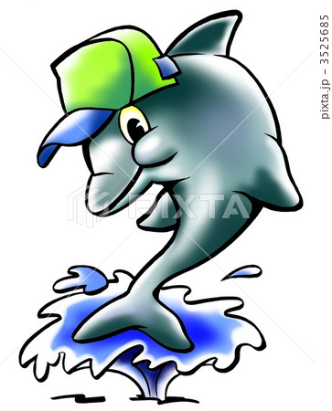 Dolphin making a jump out of the water 3525685